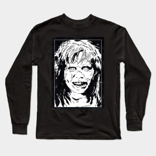 REGAN MacNEIL - The Exorcist (Black and White) Long Sleeve T-Shirt